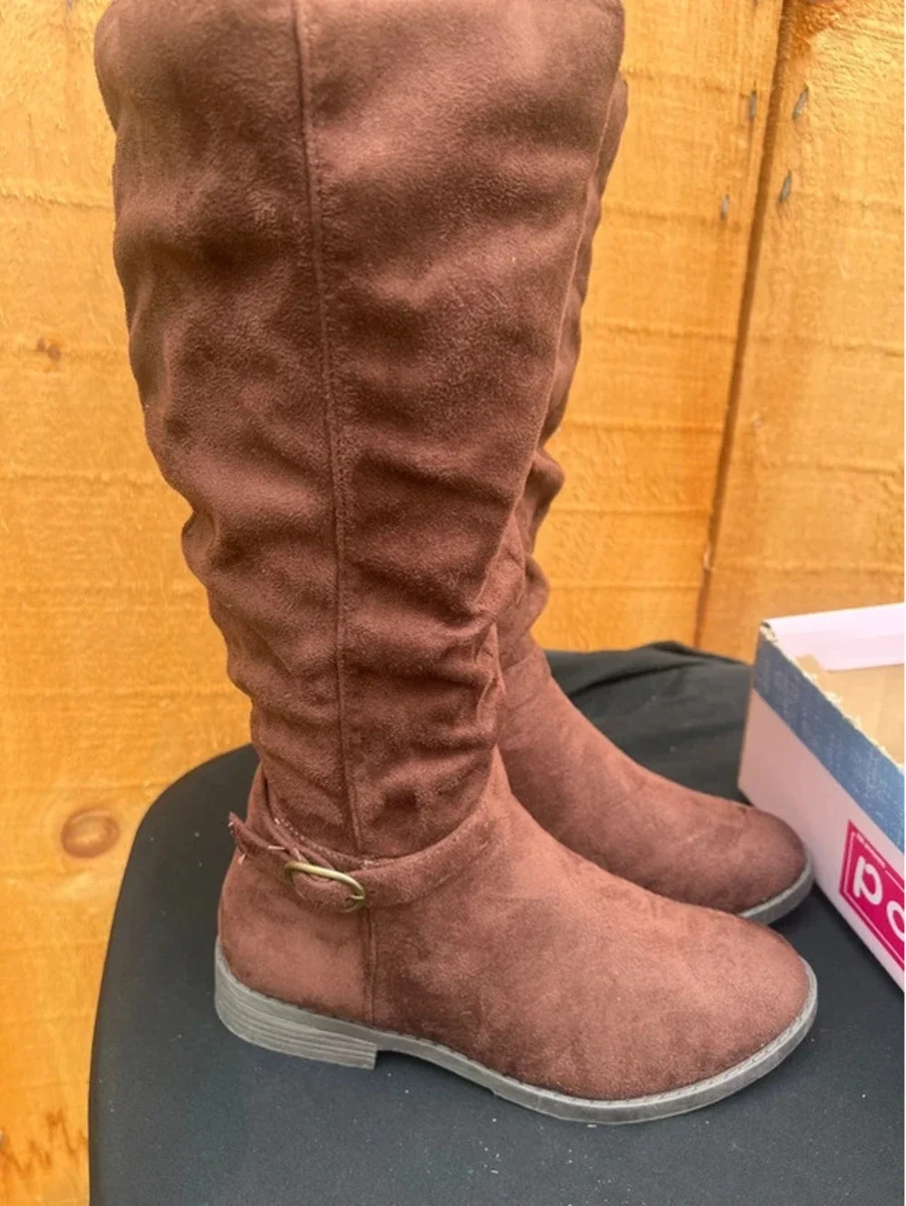 Pop Chambers Brown Seude boots